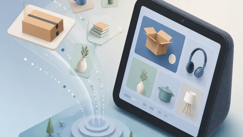 Amazon.com Lands on Big Echo Show Screens concept diagram