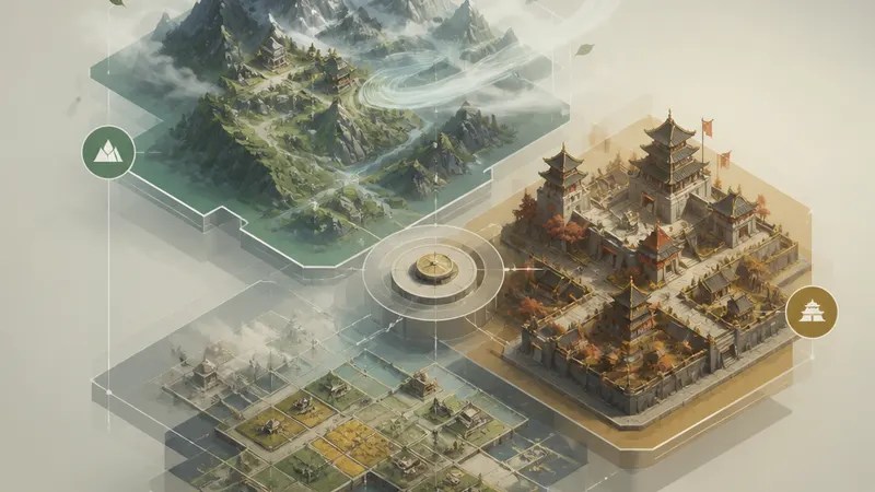 Android game deals today: Wind Peaks, Age of Dynasties concept diagram