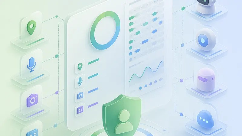 Android’s Privacy Dashboard Will Track AI Assistants concept diagram