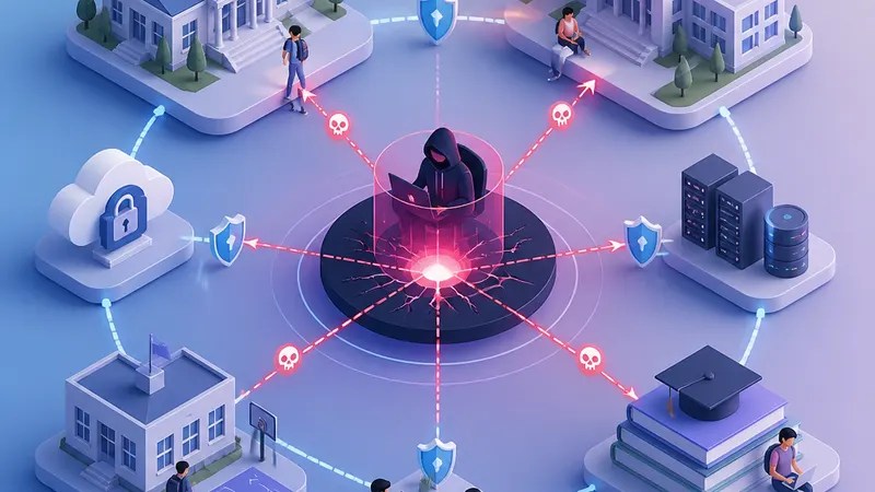 Cyber Attack Hits Universities and Schools: What to Know concept diagram