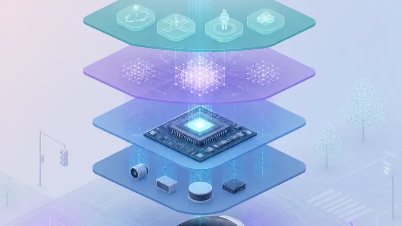 Edge-First LLMs for Physical AI in Vehicles concept diagram