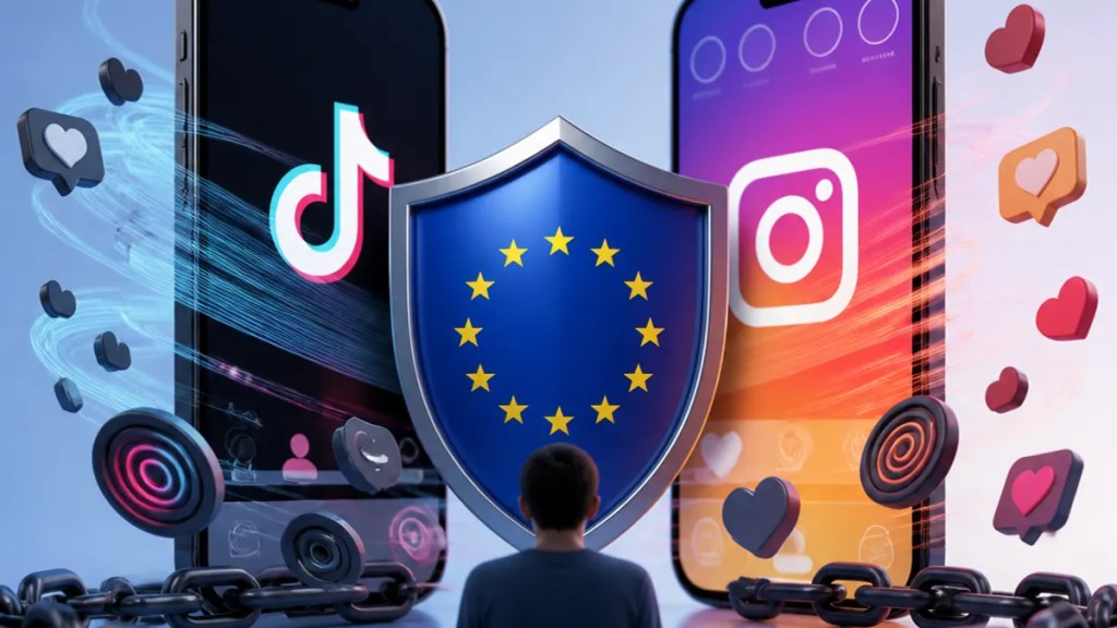 EU Targets TikTok and Instagram’s Addictive Design