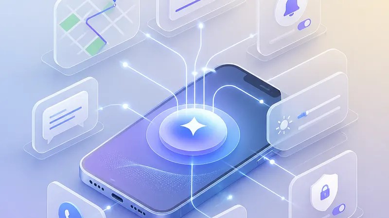 Gemini’s Phone-Control Features Are Getting Smarter concept diagram