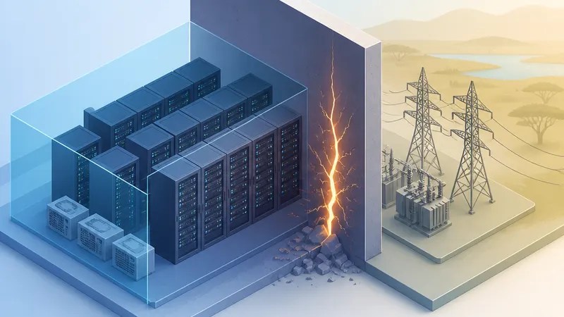 Microsoft’s Kenya AI Data Center Hits a Power Wall concept diagram