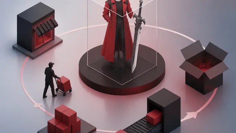 Netflix’s Devil May Cry Merch Recall After a Name Misspelling concept diagram