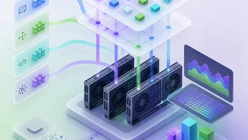 NVIDIA Run:ai and NIM: GPU Utilization Explained concept diagram