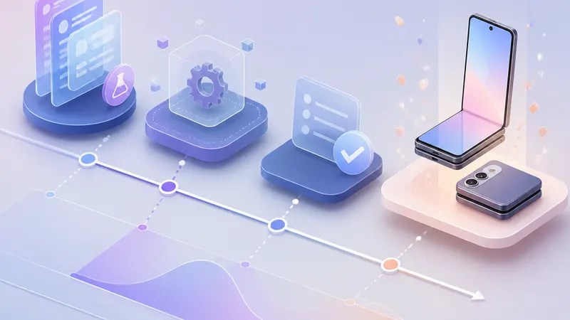 One UI 9 Beta Timing: Samsung’s Galaxy Z Launch Plan concept diagram