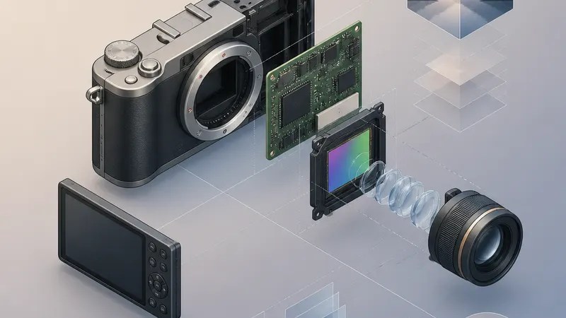 Panasonic Lumix L10: a compact camera built for photos concept diagram