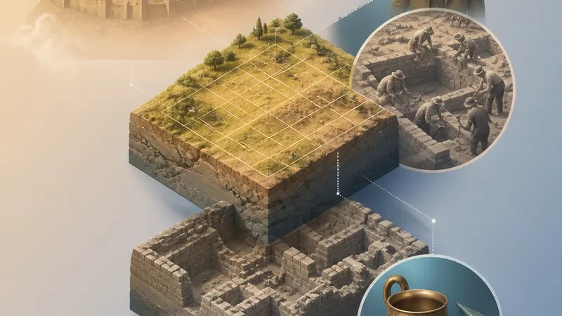 Troy Was Real — and Schliemann’s Find Changed the Story concept diagram